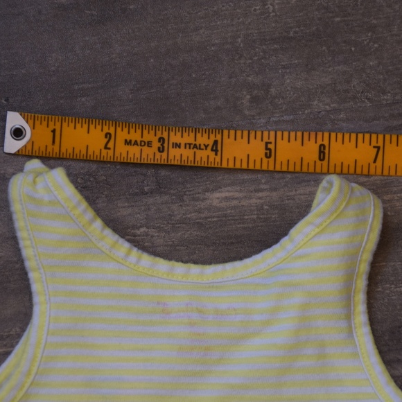 Cat & Jack Yellow Sunshine Peplum Tank Top - 18 M - Picture 5 of 5